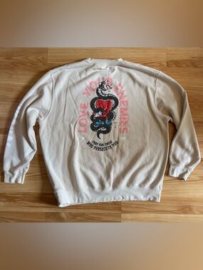 In God We Must Barnabas Love Your Enemies Sweatshirt XL